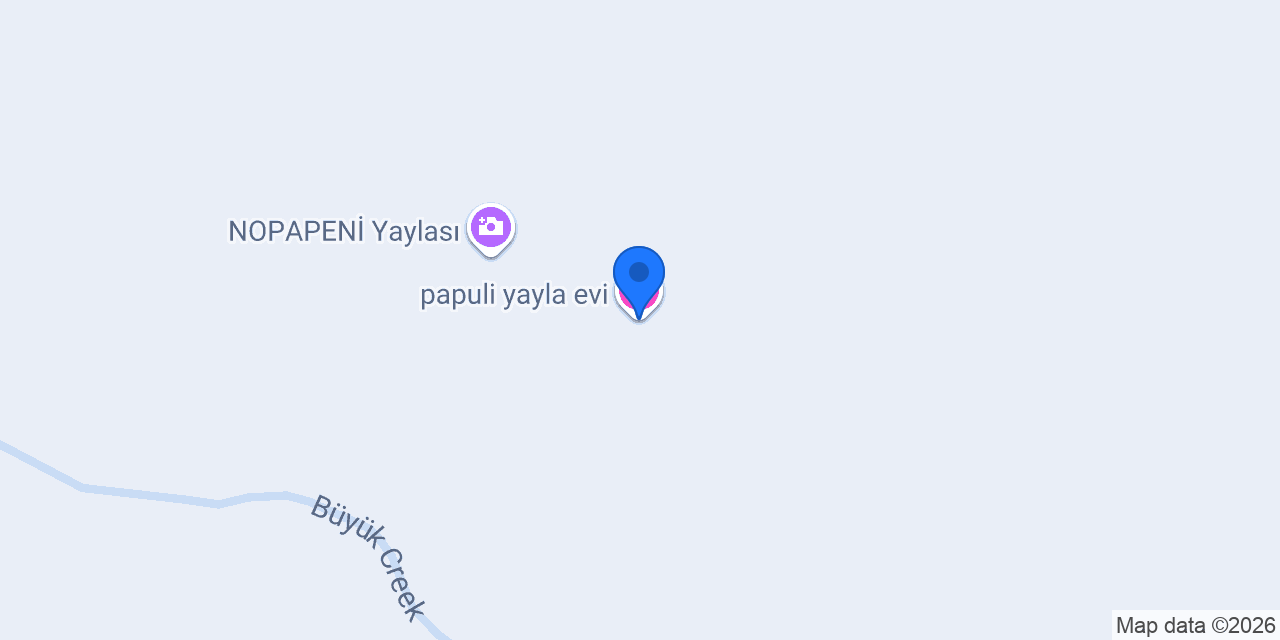 papuli yayla evi konumu