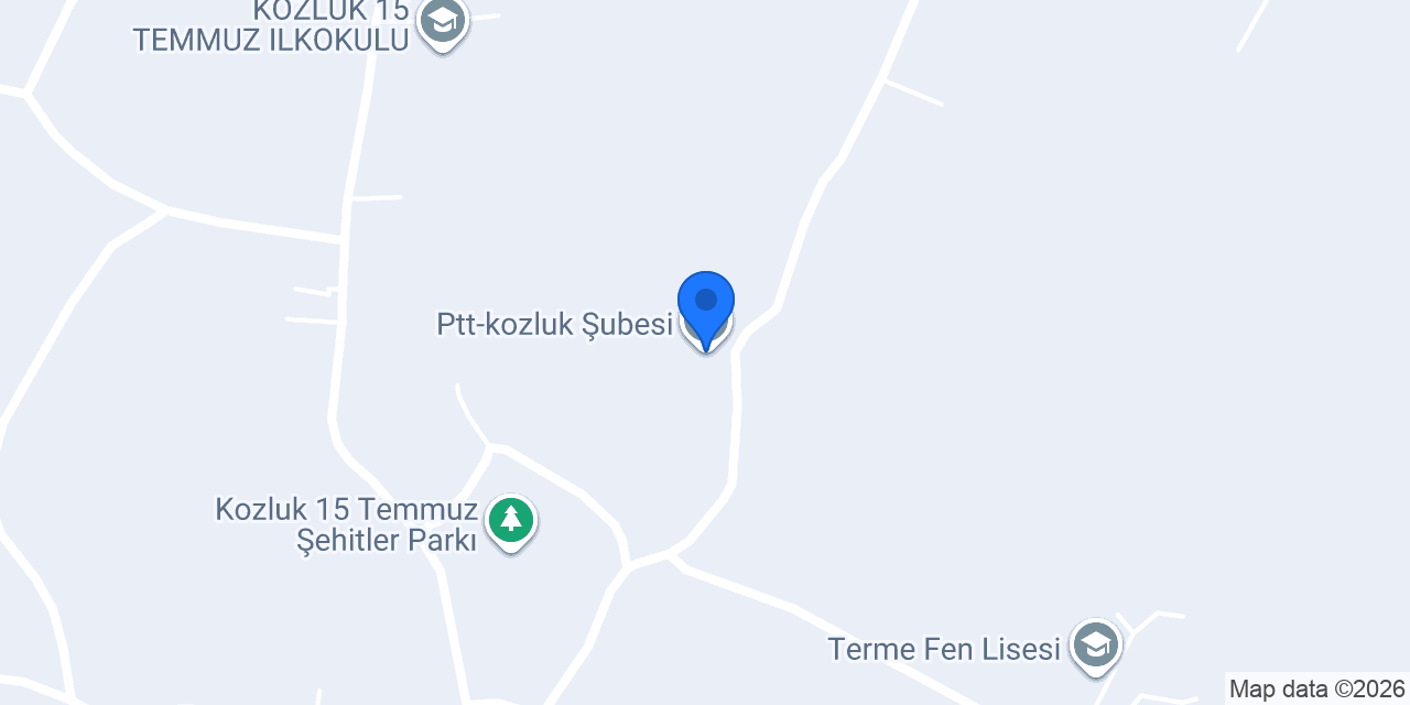 Ptt-kozluk Şubesi konumu