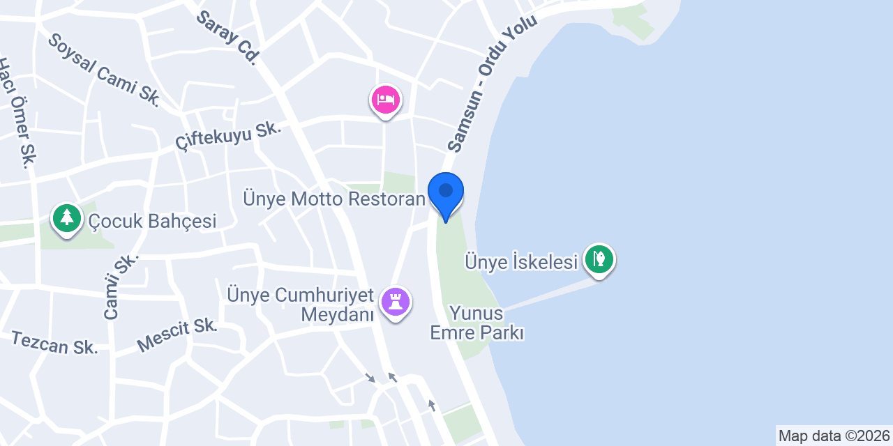 Kahve Ateşi Ünye konumu