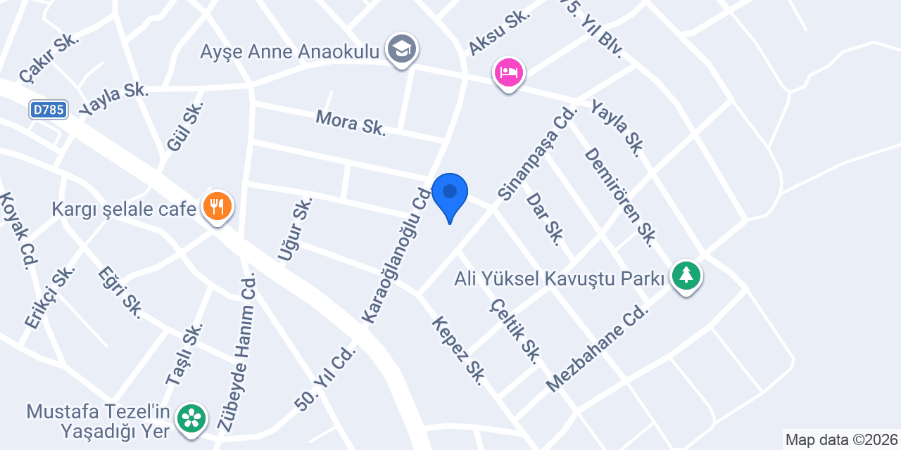 Kargı Fen Lisesi konumu