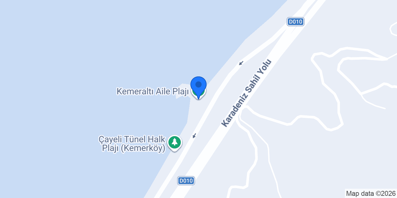 Kemeraltı Aile Plajı konumu