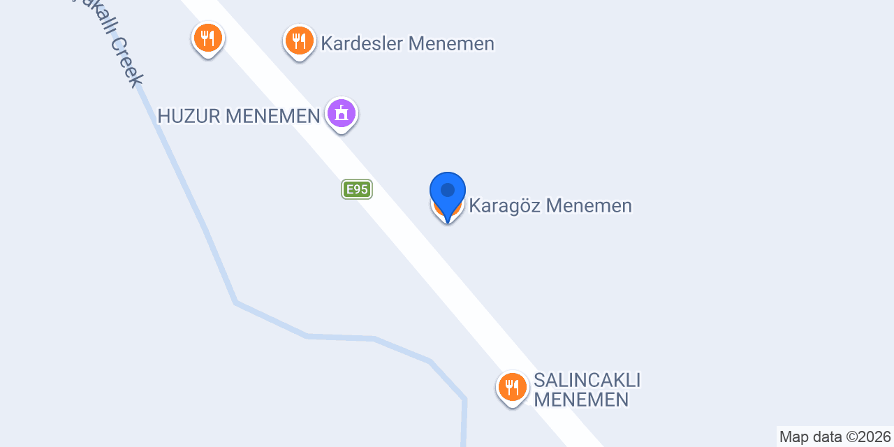 Karagöz Menemen konumu