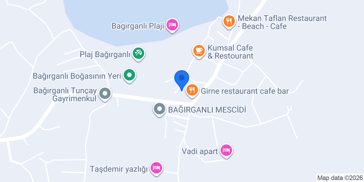 Yali aile balik restaurant konumu