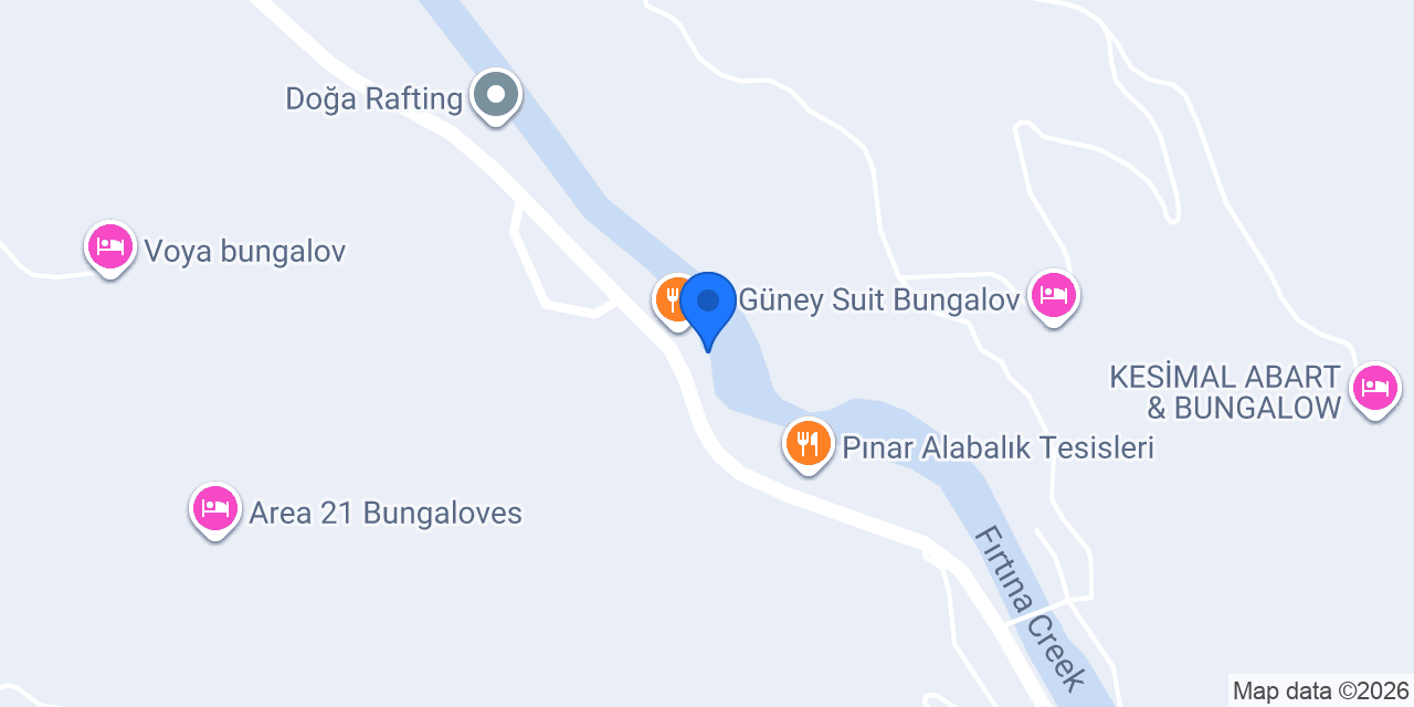 Pınar Rafting Zipline&Salıncak konumu