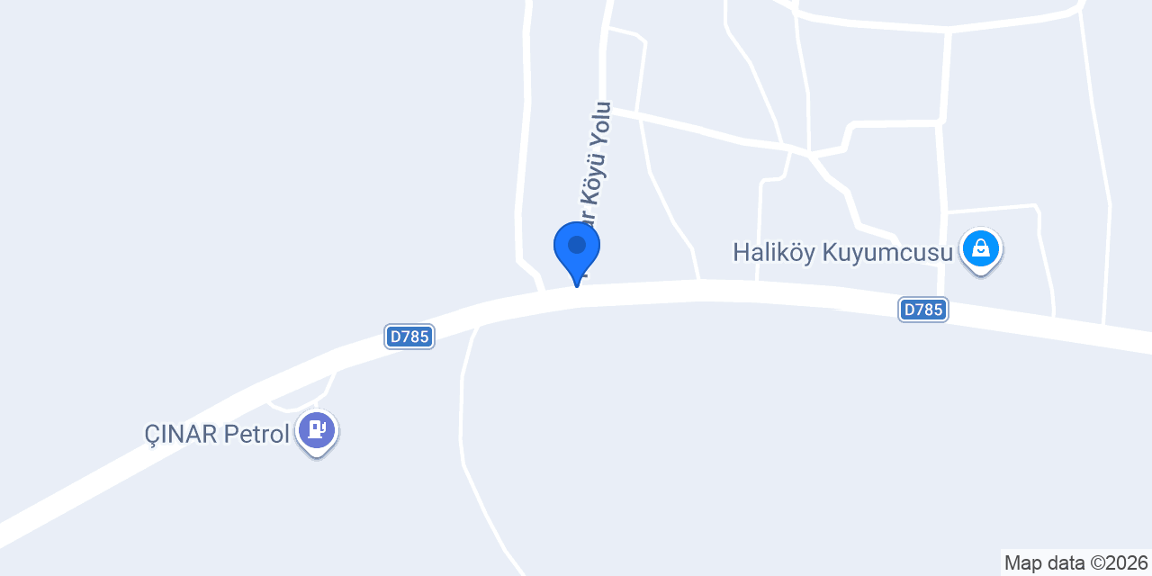 Halılar İlköğretim Okulu konumu