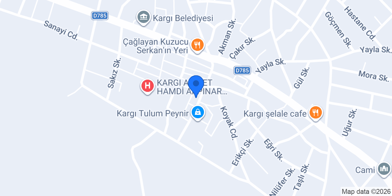 Çorum Kargı Turizm konumu