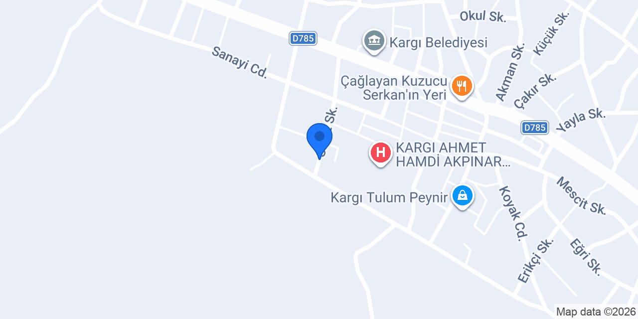 Kargı Müftülüğü konumu