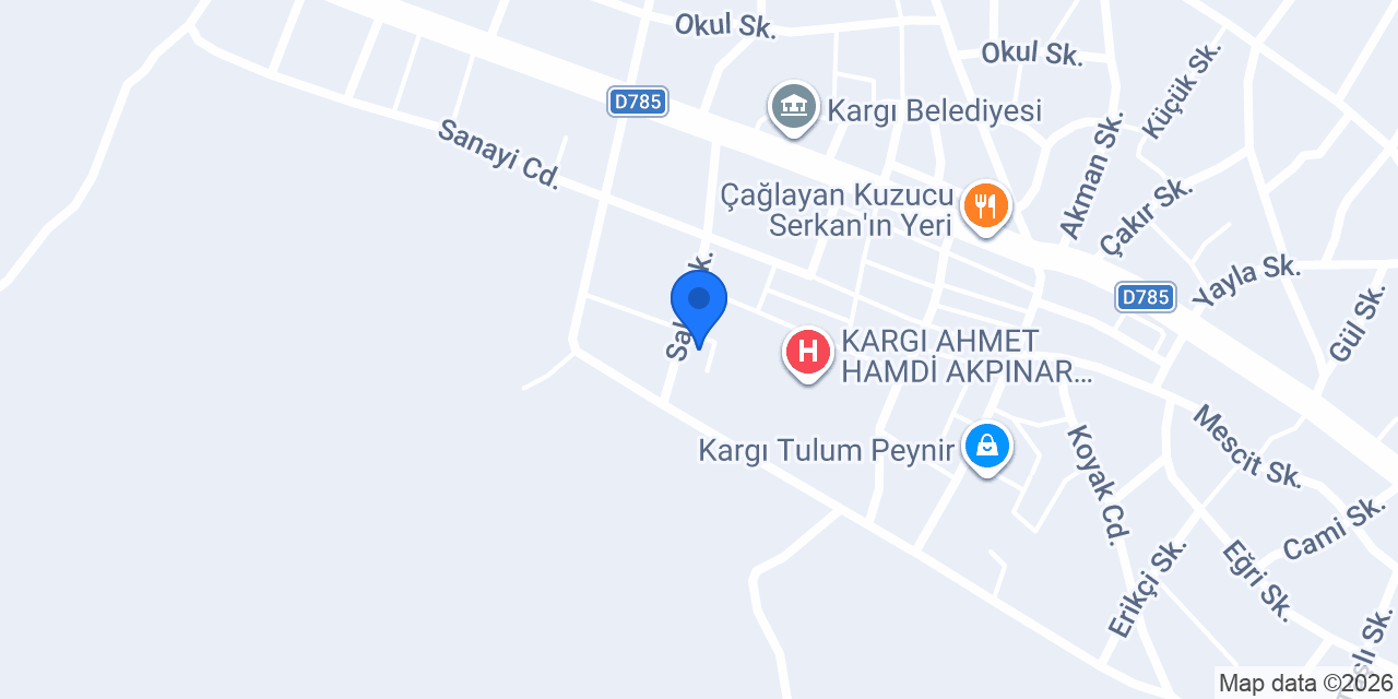 Kargı Kaymakamlığı konumu