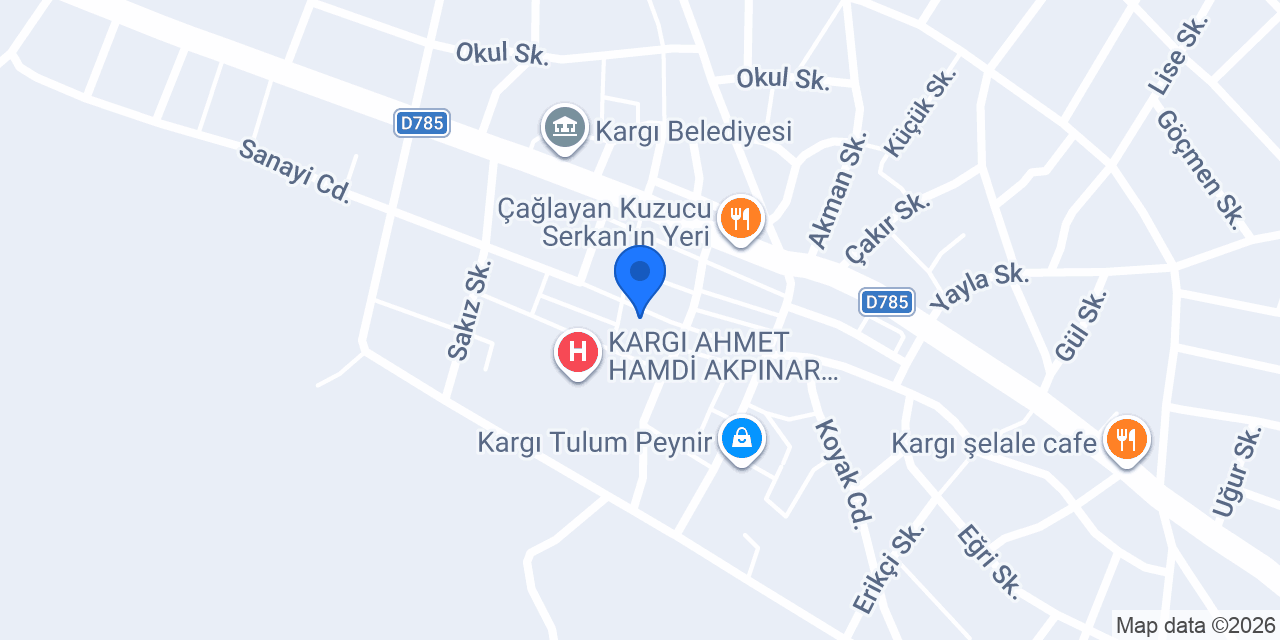 KARGI KARDEŞLER YEMEK SALONU konumu