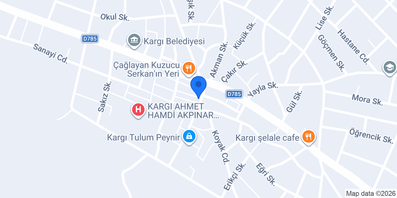 Kargı Alo Tekel Bayi konumu