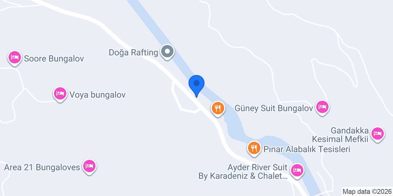 DAĞ-RAFT RAFTİNG konumu