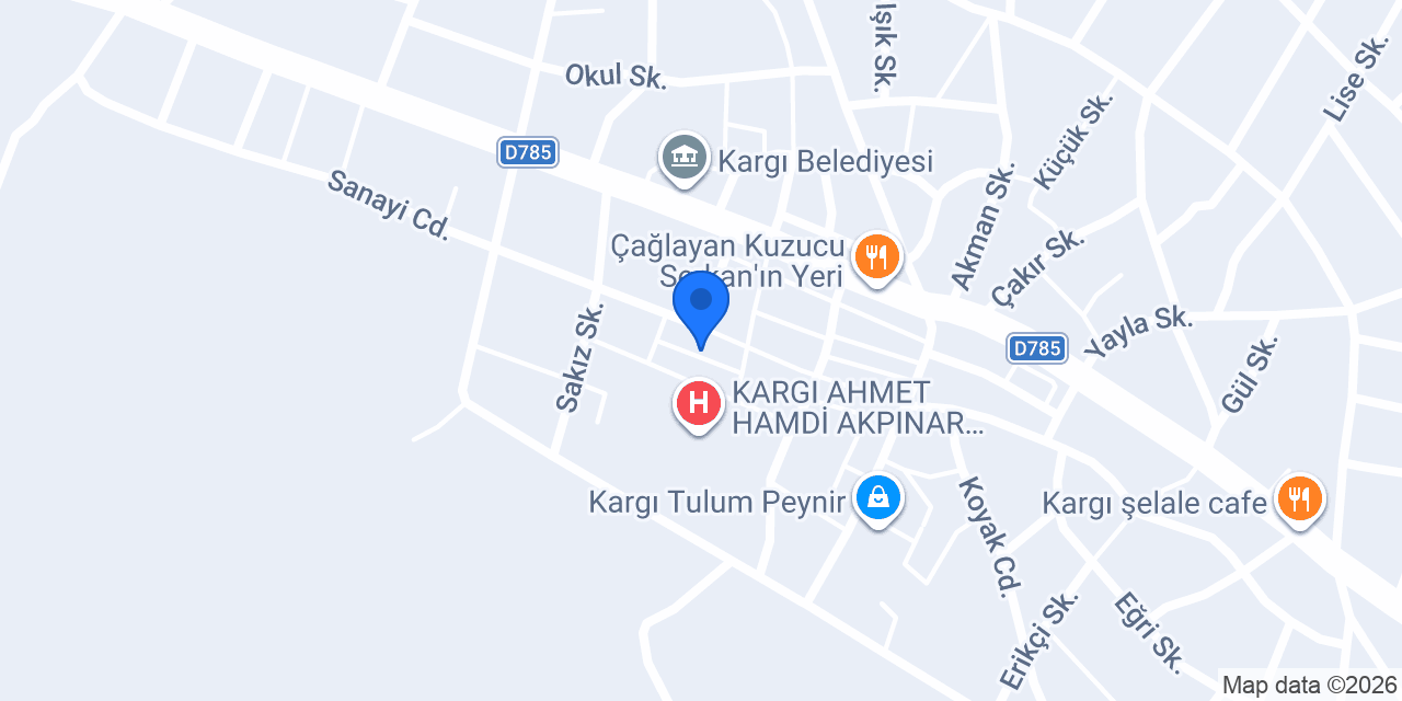 Kargı Yöresel Ürün Pazarı konumu