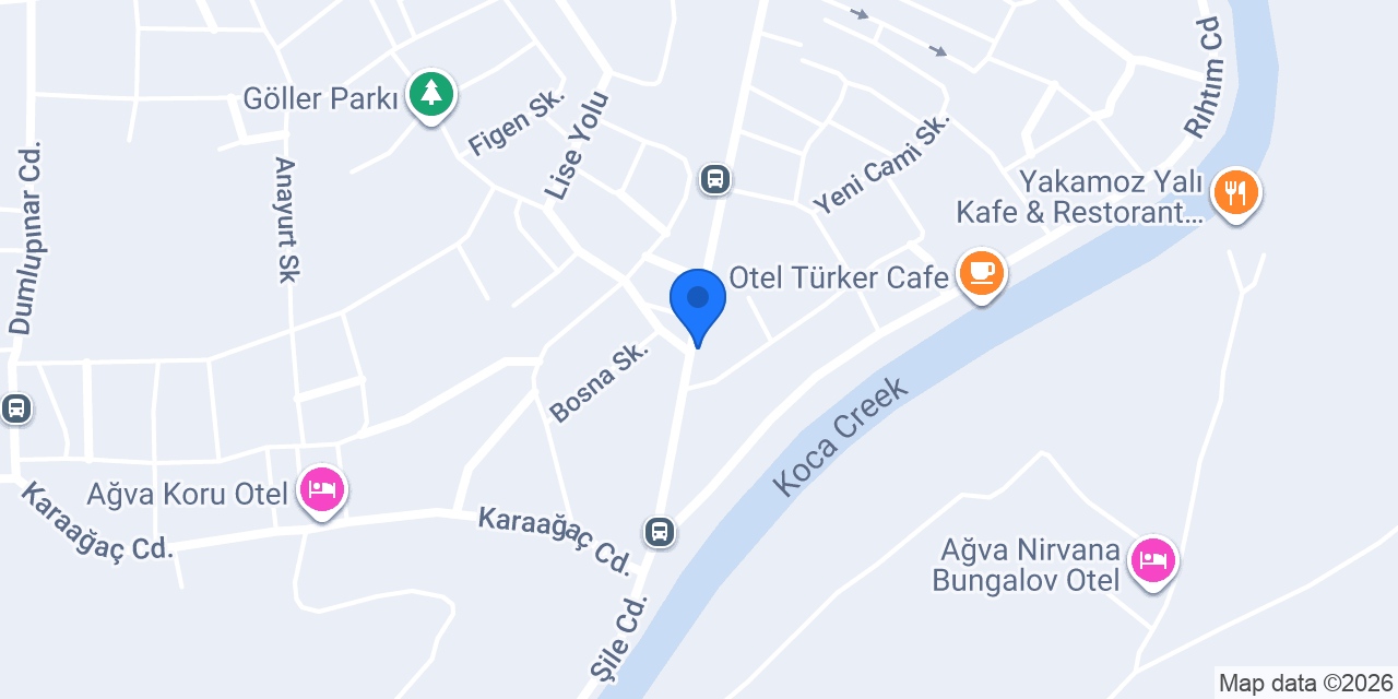Ağva Ağvalım Tekel Büfe konumu