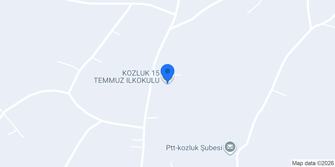 KOZLUK 15 TEMMUZ ILKOKULU konumu