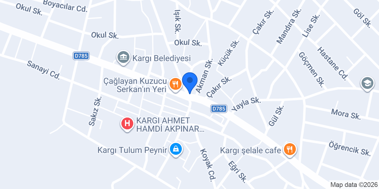 Binbir Çeşit Gıda konumu