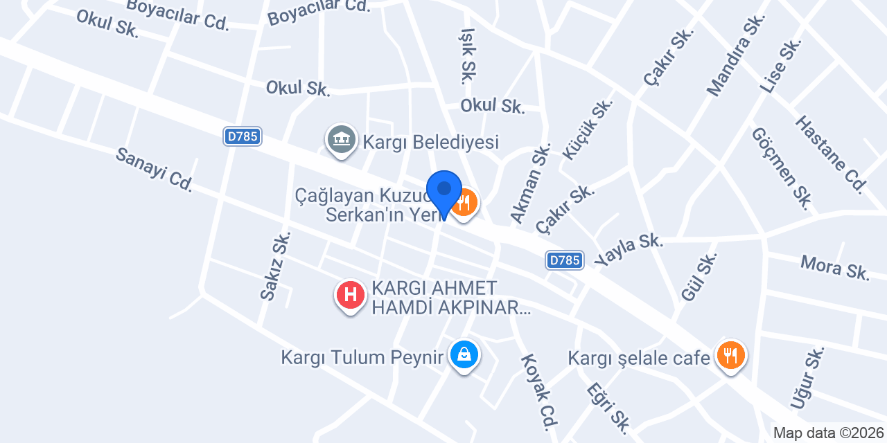 KARGI AÇIK TEKEL PAKET SERVİS konumu