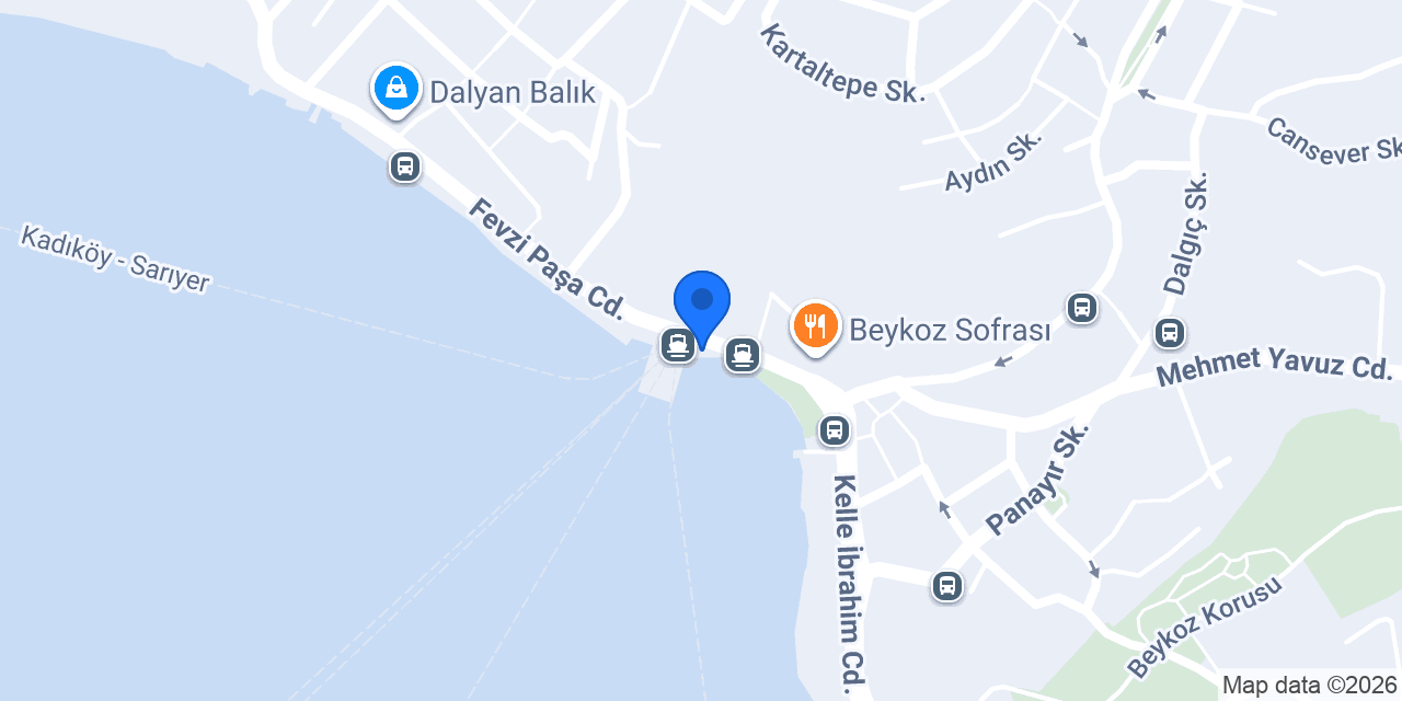 İskele Cafe Beykoz konumu