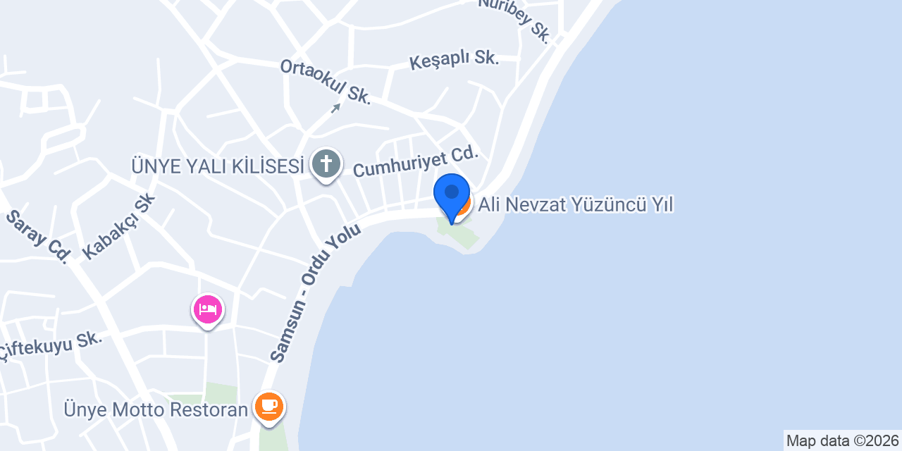 100. Yıl Restoran konumu