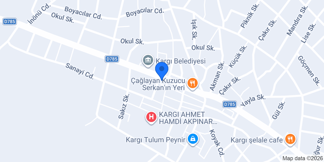 Kargı Taksi Durağı konumu