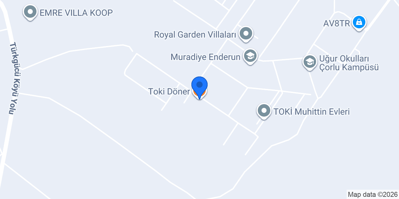 Toki Döner konumu