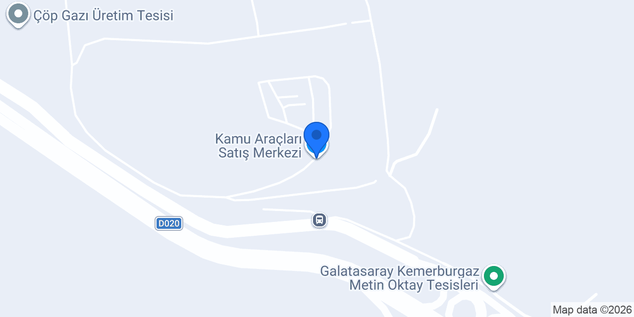 Kamu Araçları Satış Merkezi konumu