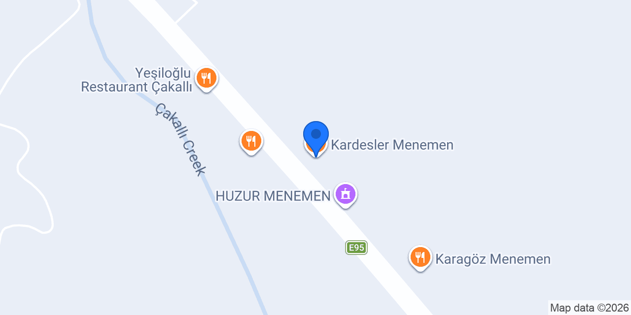 Kardesler Menemen konumu