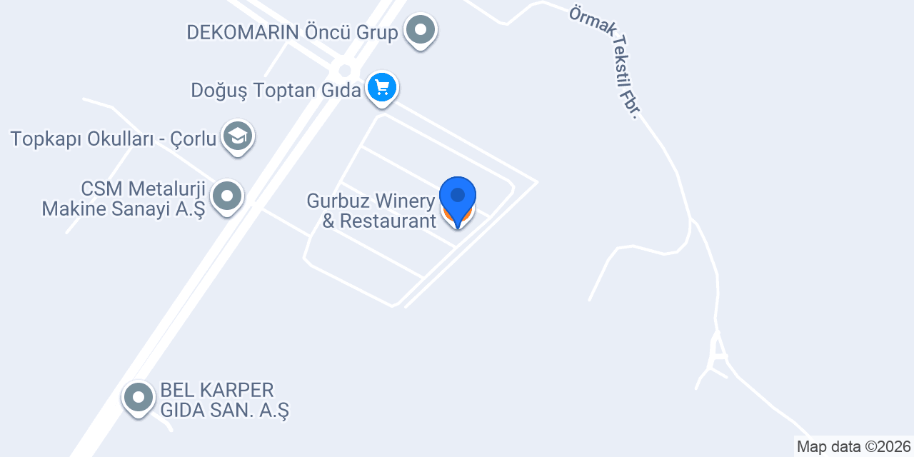 Gurbuz Winery & Restaurant konumu