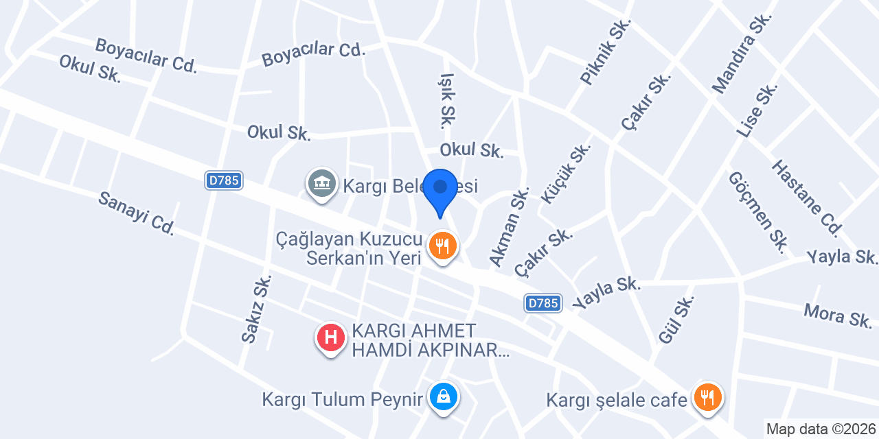 Diş hekimi Aygül YAVUZ konumu