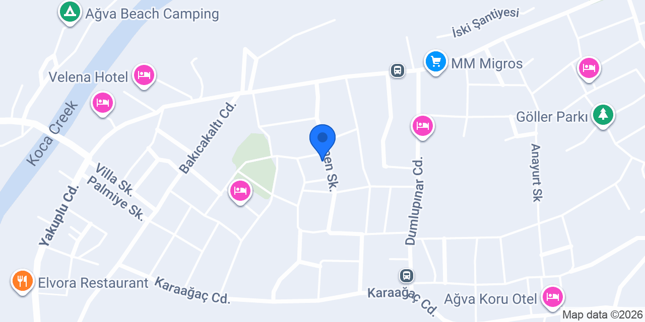 Sevimiz pansiyon konumu