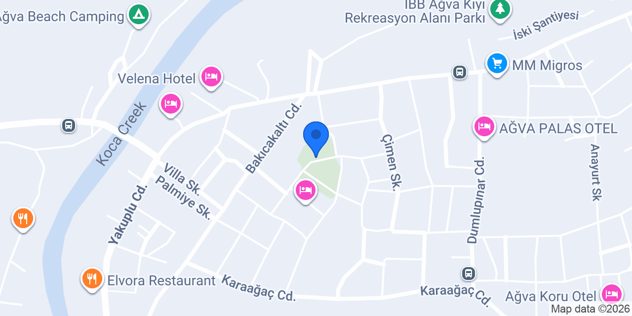 Ağlayan Kayalar Parkı konumu