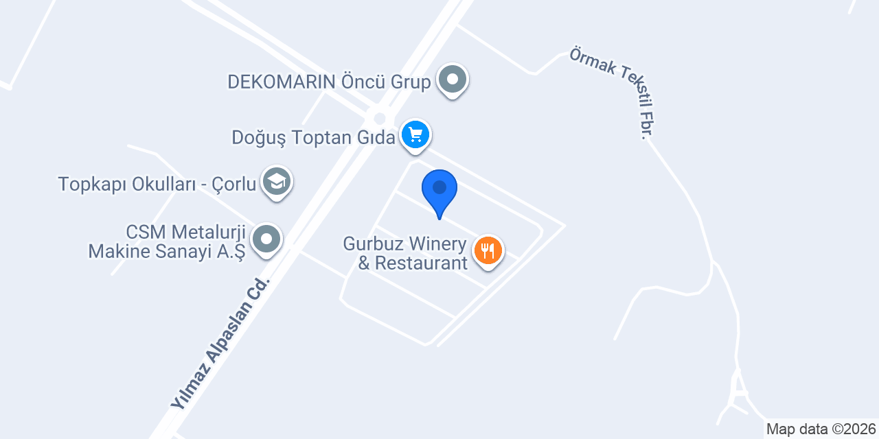 Ambar Endüstriyel Gıda konumu