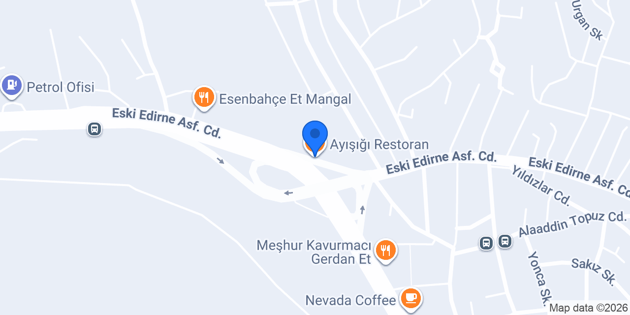 Ayışığı Restoran konumu