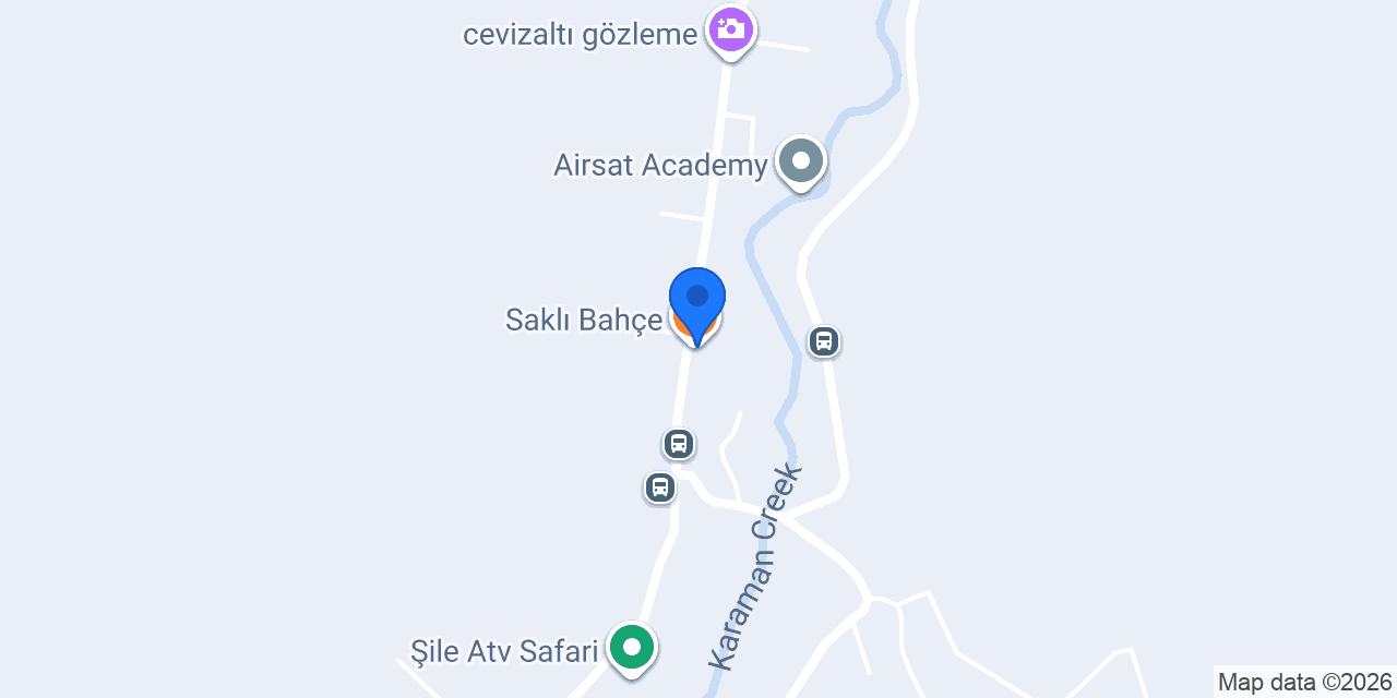 Saklı Bahçe konumu