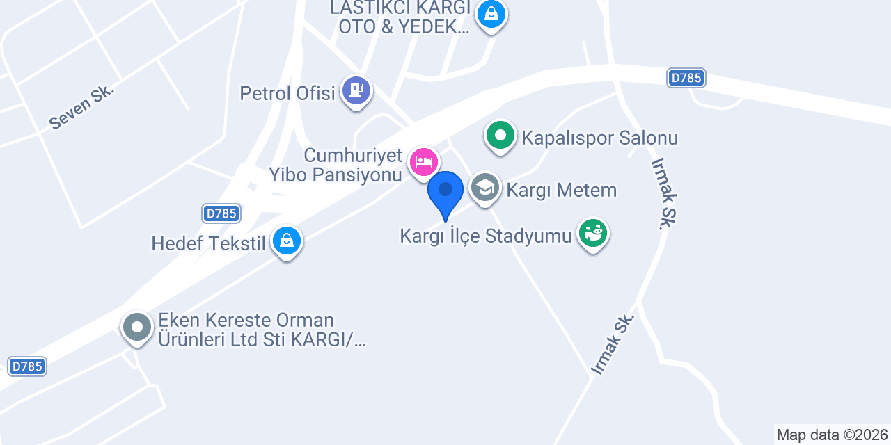 Mesleki Ve Teknik Eğitim Merkezi konumu