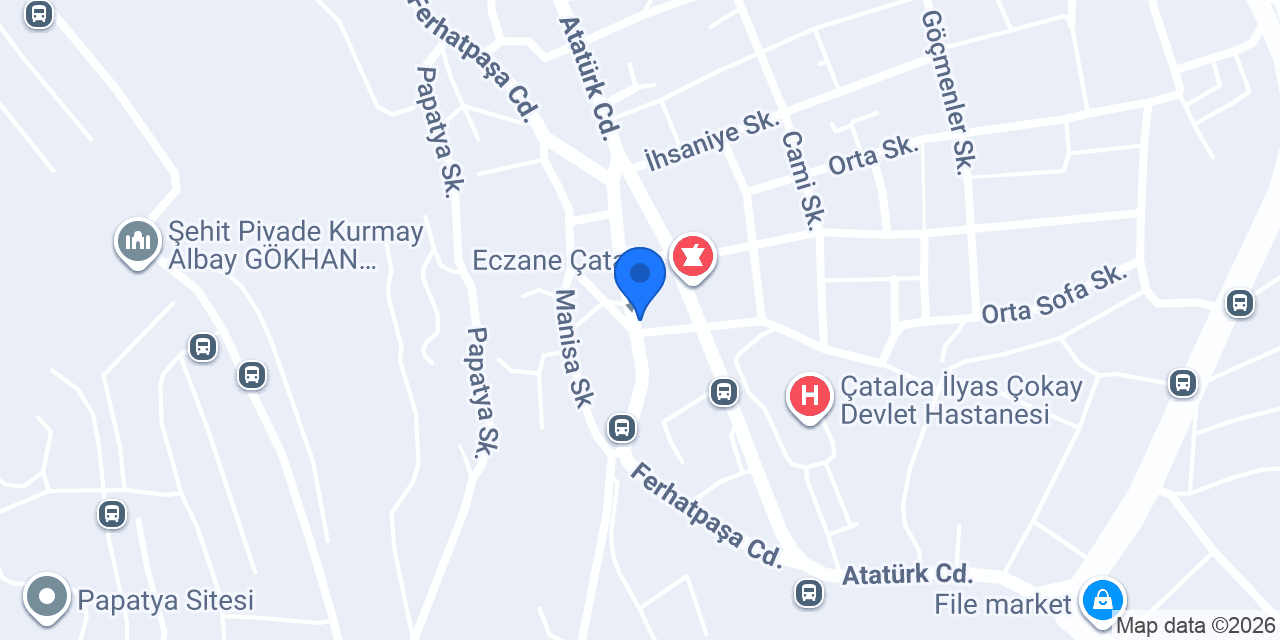 Zrox Oto Aksesuar Çatalca Şubesi konumu
