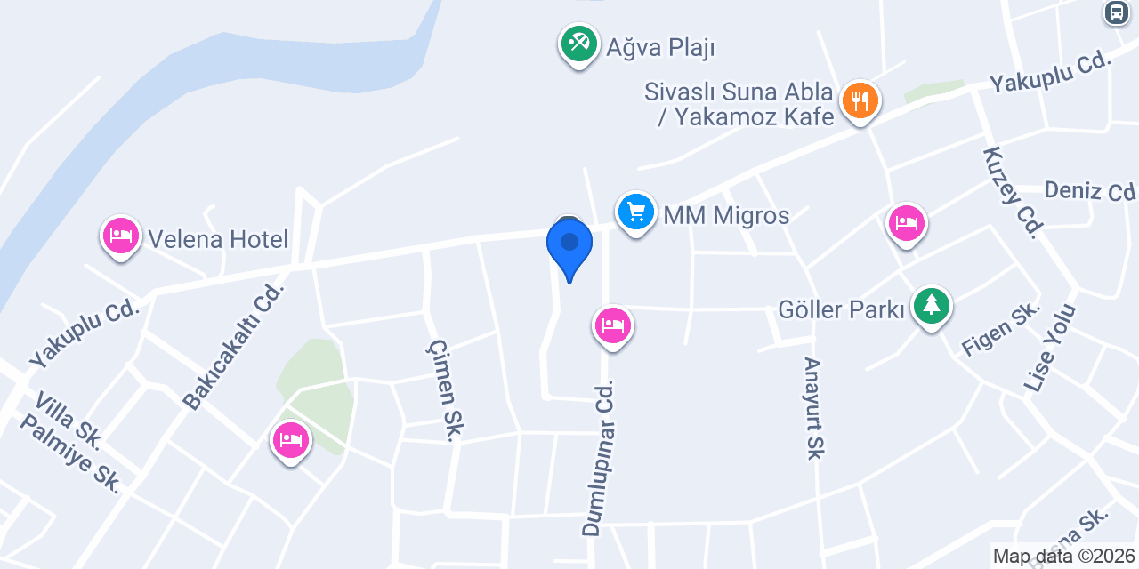 Ağva Sahil Yıldızı konumu