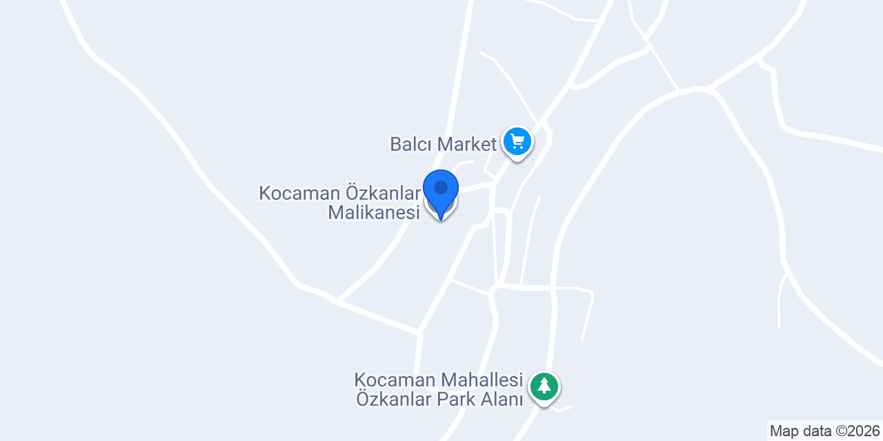 Kocaman Özkanlar Malikanesi konumu