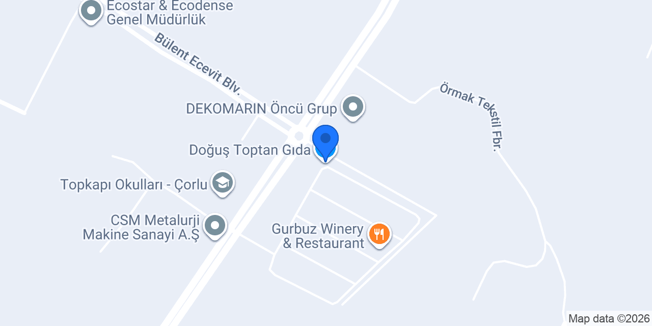 Doğuş Toptan Gıda konumu
