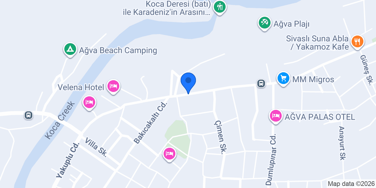 Alibaba Lokumcusu Ağva konumu