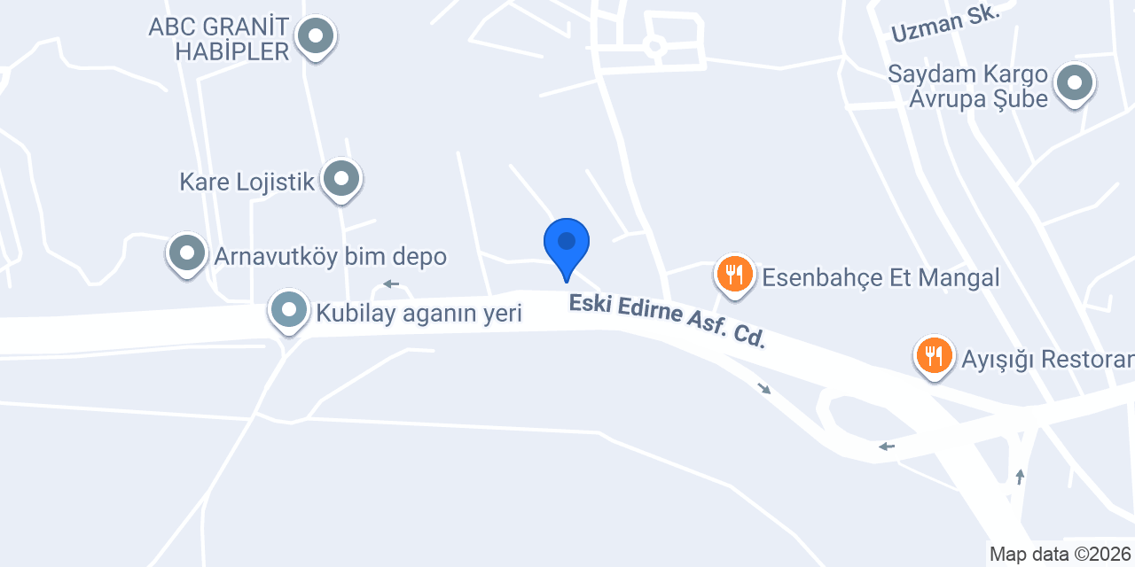 İstanbul Kum Deposu konumu