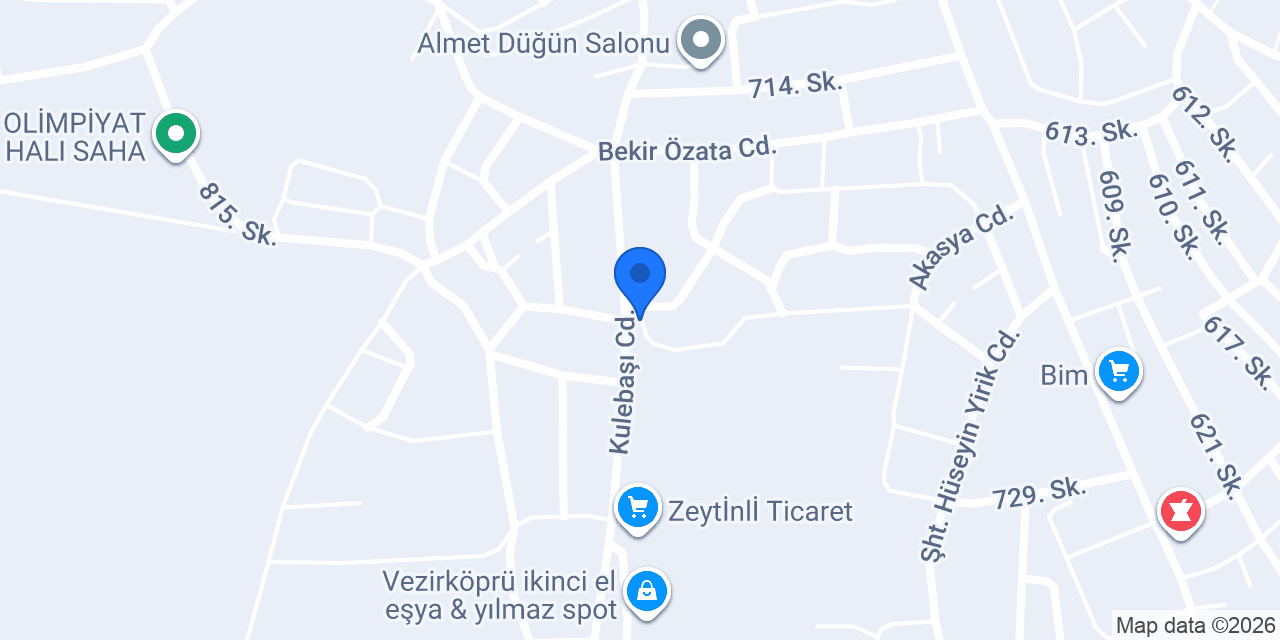 ÇALIŞKAN YAPI MARKET konumu