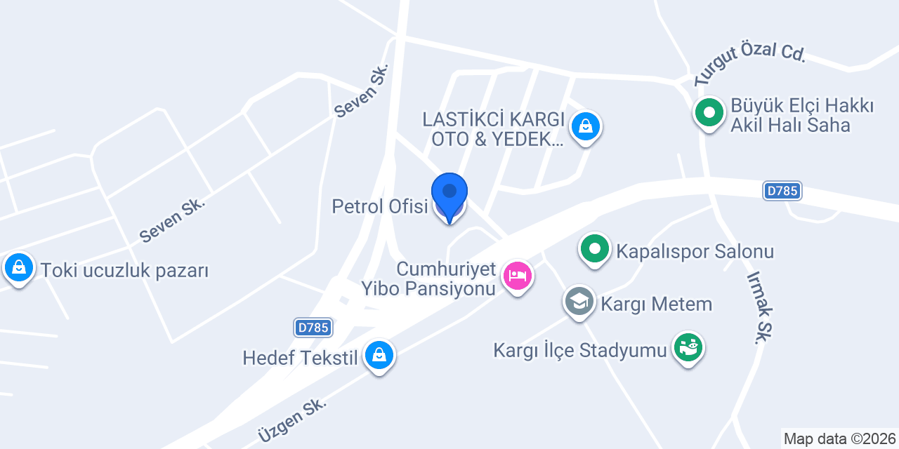 Petrol Ofisi konumu