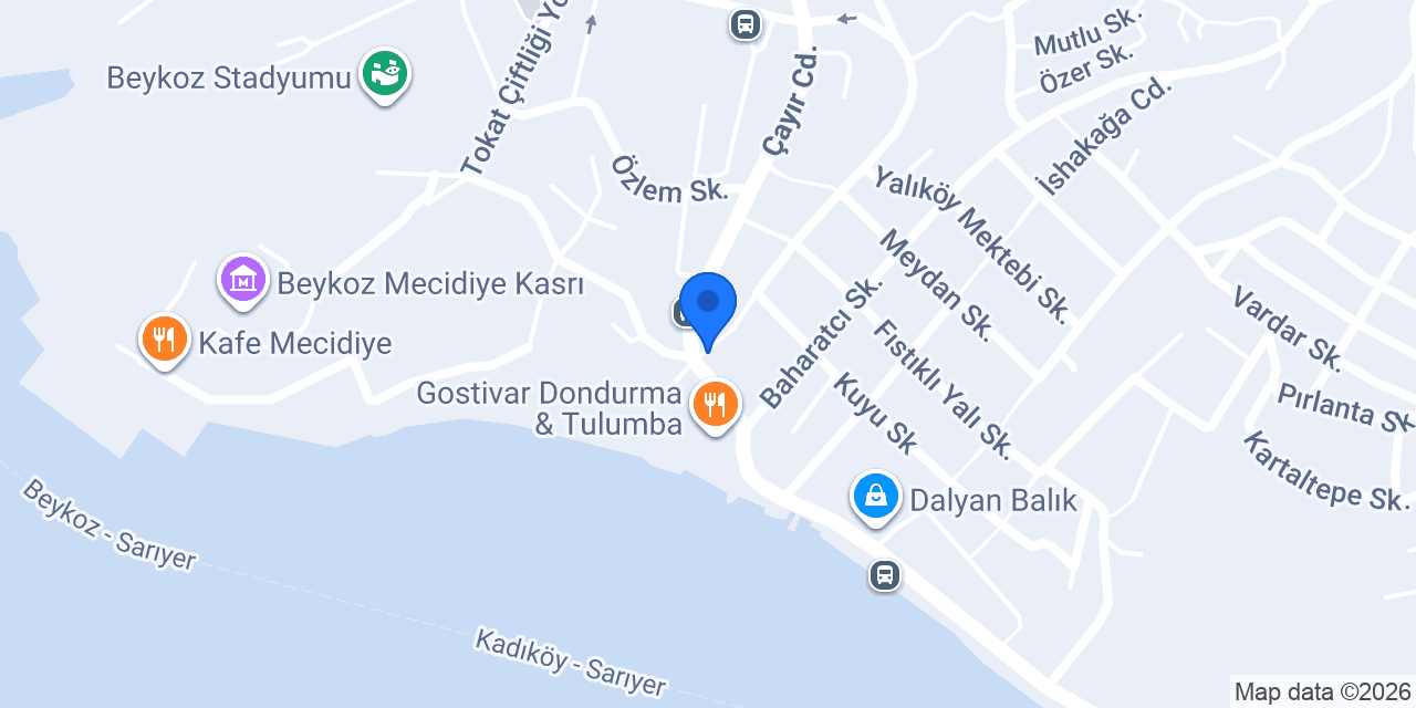 Meşhur tarihi beykoz dönercisi konumu