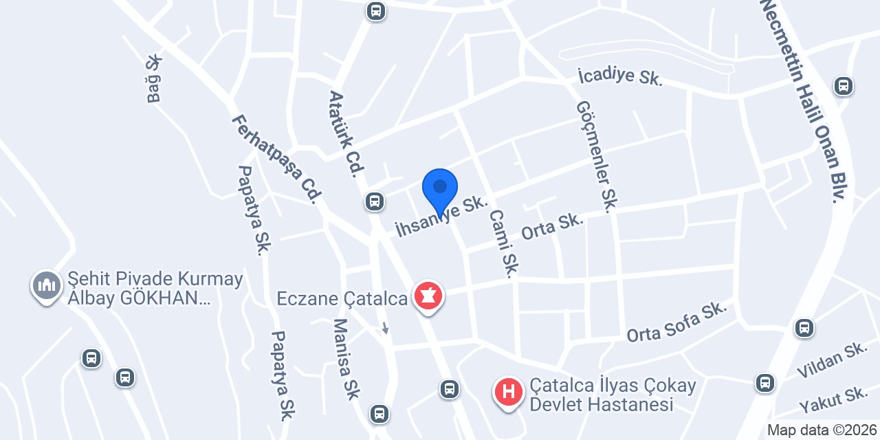 ÖZEL ÇATALCA ÖZGÜN ANAOKULU konumu