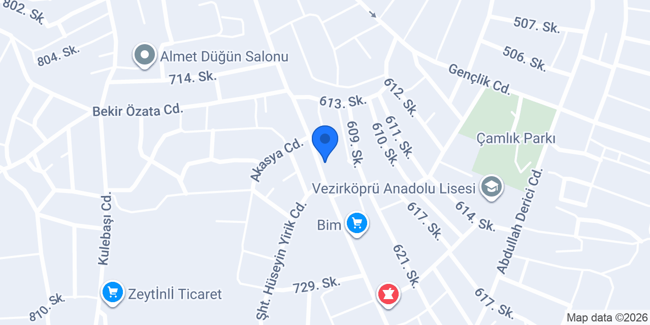 Köftecim Yücel Usta konumu