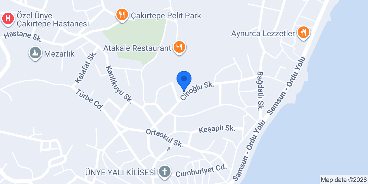 Korkmaz Terzi konumu