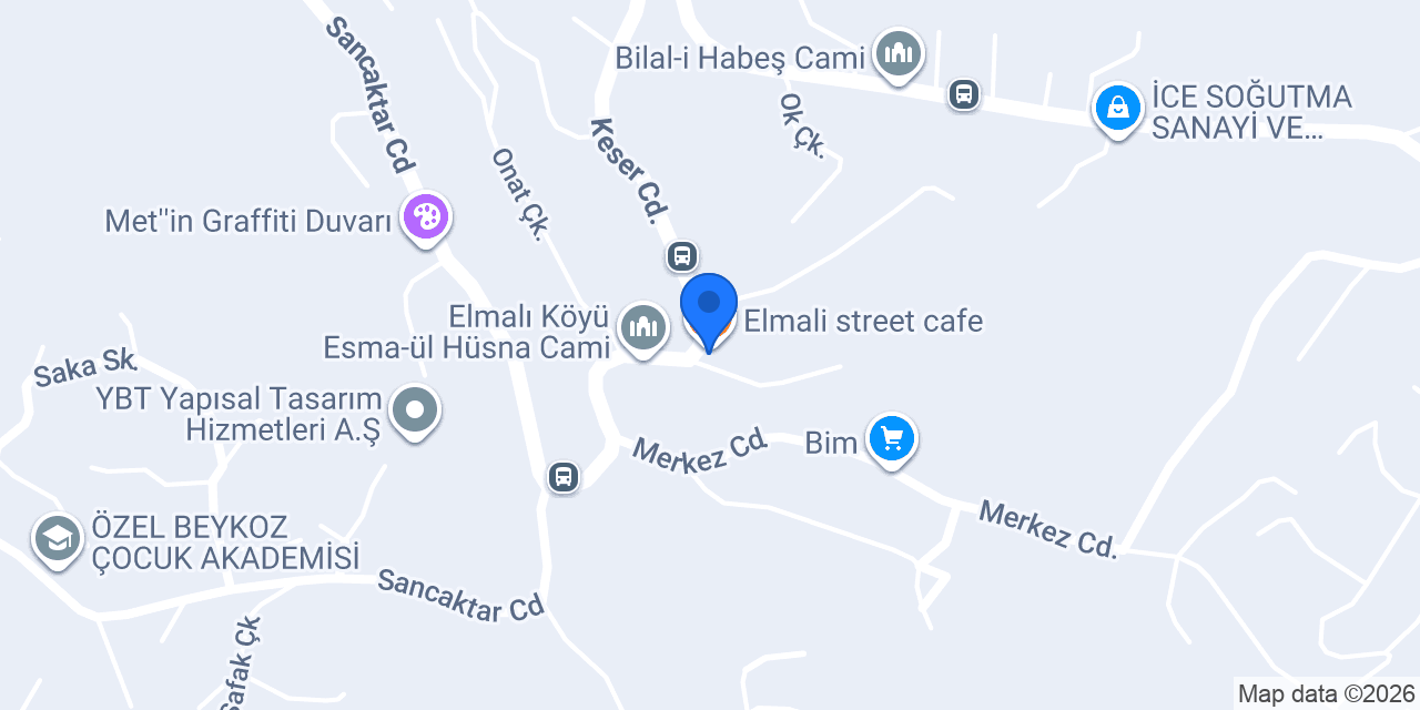 Elmalı street cafe konumu