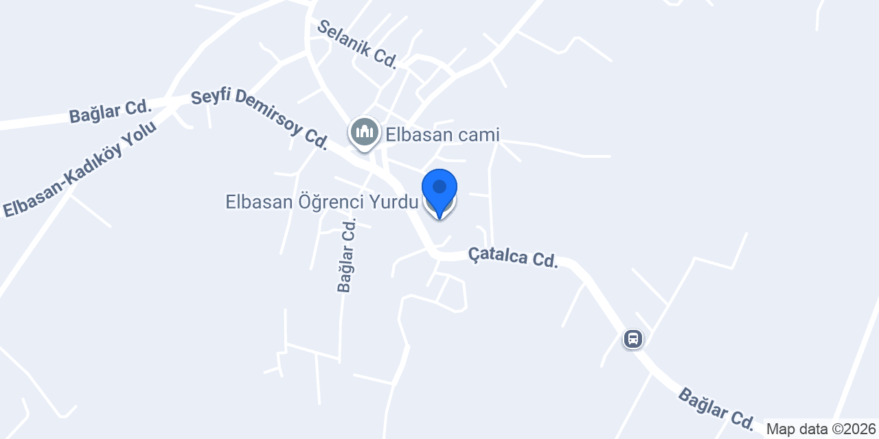 Elbasan Öğrenci Yurdu konumu