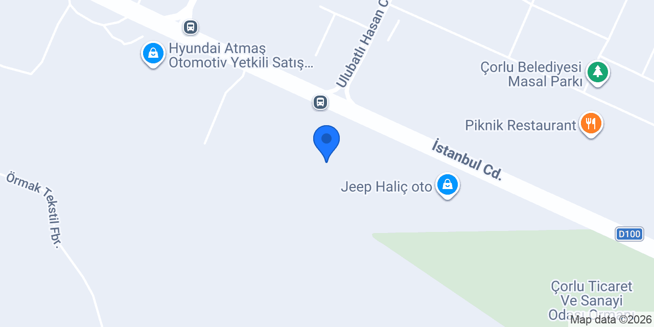Doğtaş Exclusive Çorlu konumu