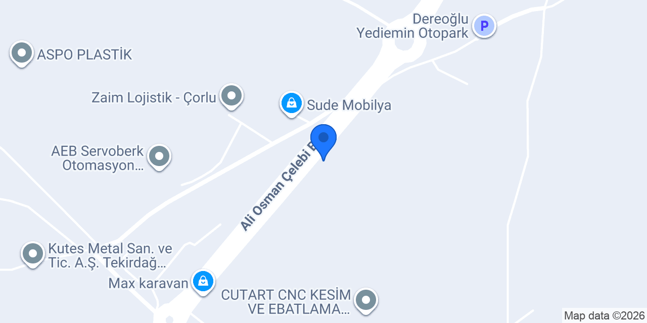 Gisa Prefabrik – Çorlu Prefabrik & Konteyner konumu